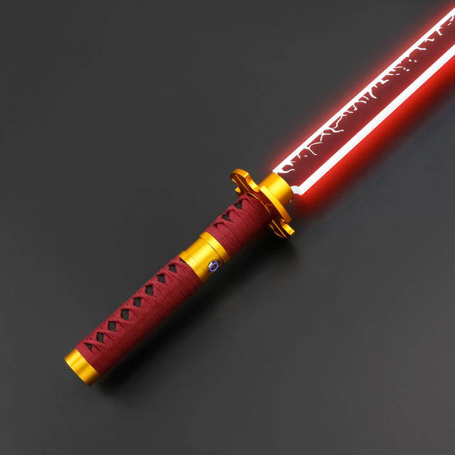 Katana With Manda Flat Blade