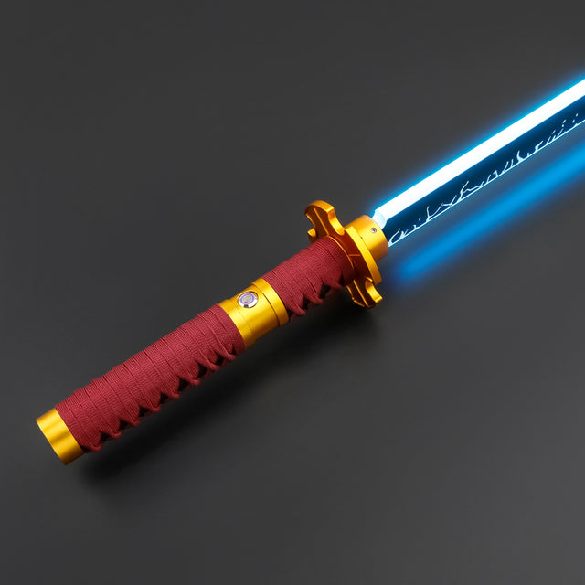 Katana With Manda Flat Blade