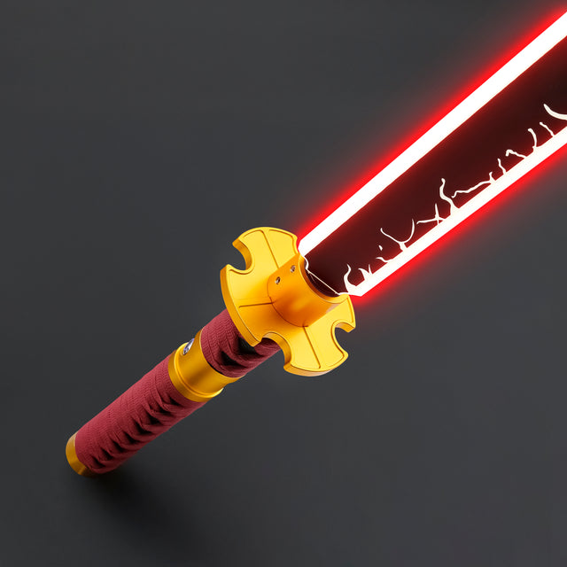 Katana With Manda Flat Blade