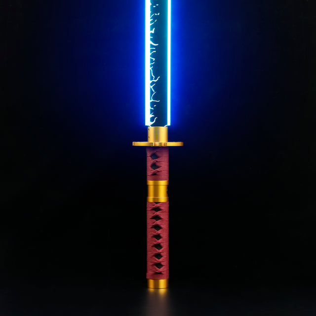 Katana With Manda Flat Blade