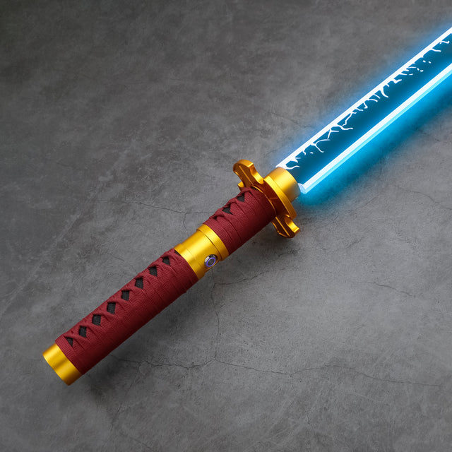 Katana With Manda Flat Blade