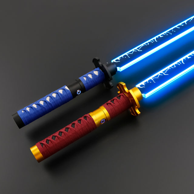Katana With Manda Flat Blade