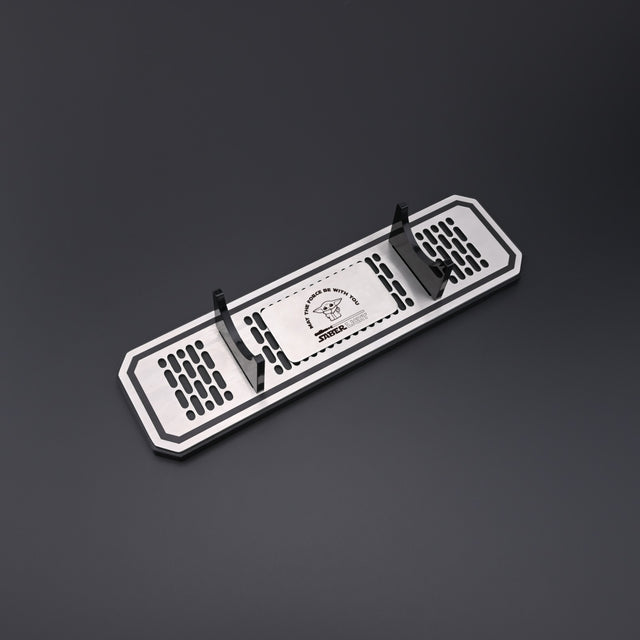 Display Stand With Nameplate