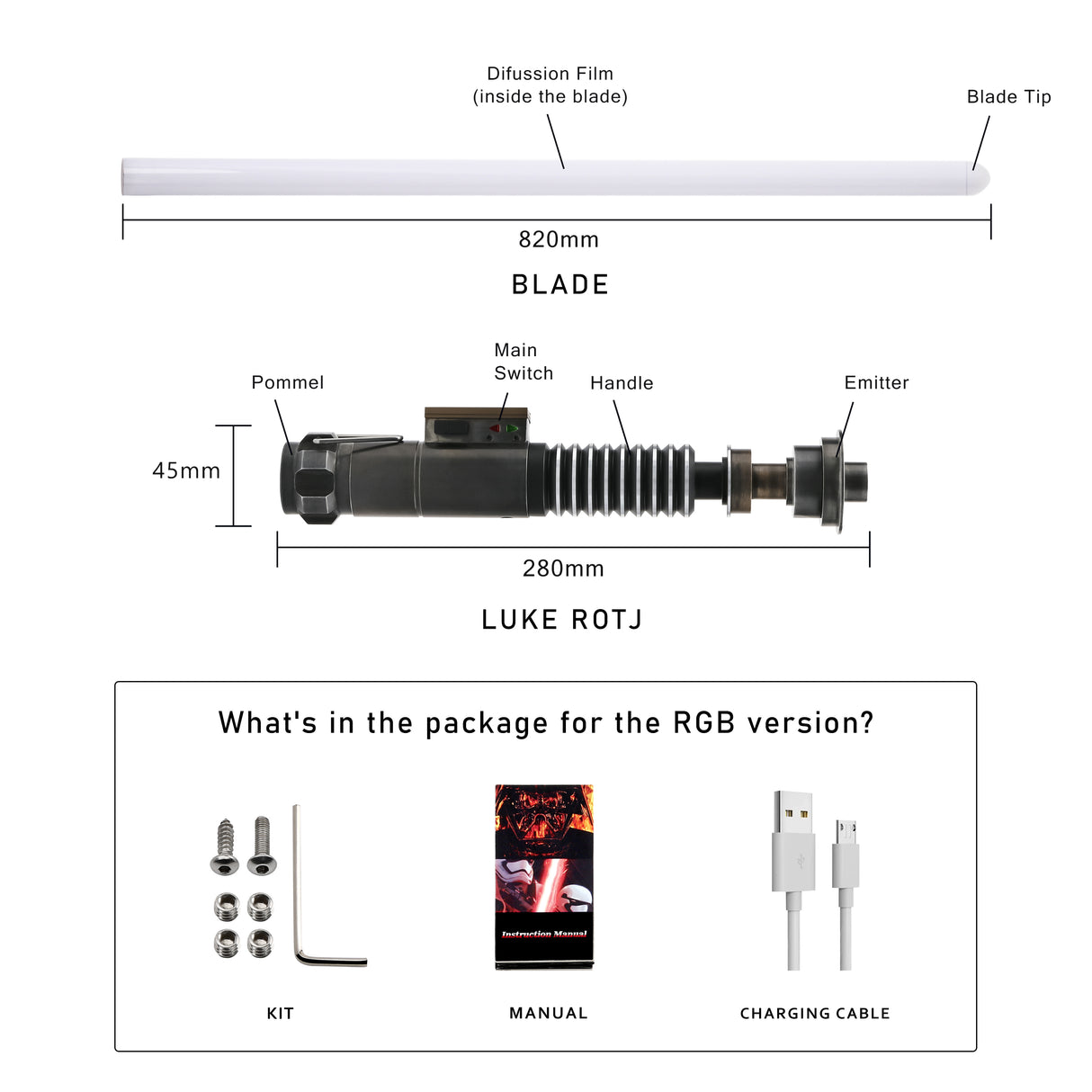Luke ROTJ V2 Replica