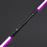 Leiser Hieb mit zwei Klingen