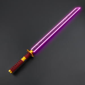 Katana With Manda Flat Blade