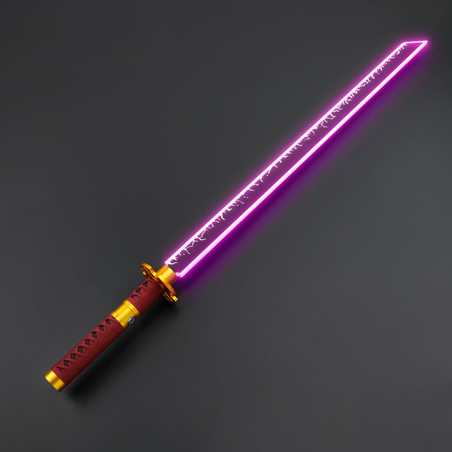 Katana With Manda Flat Blade