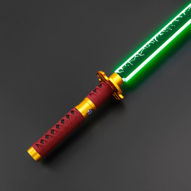 Katana With Manda Flat Blade