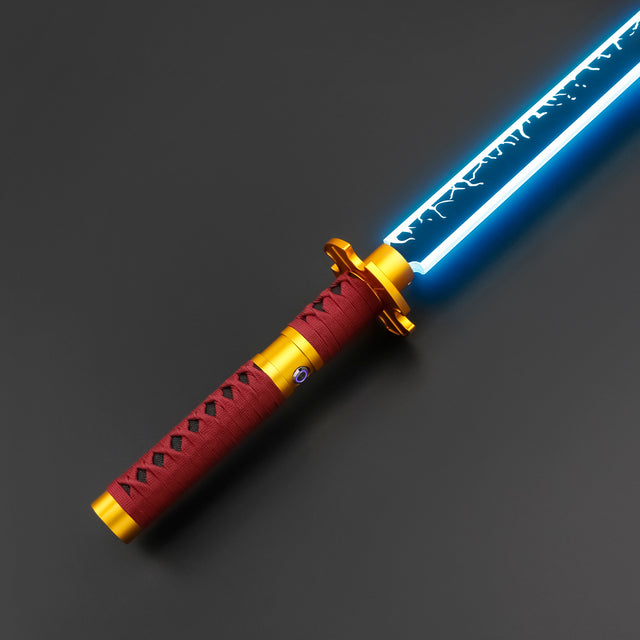 Katana With Manda Flat Blade