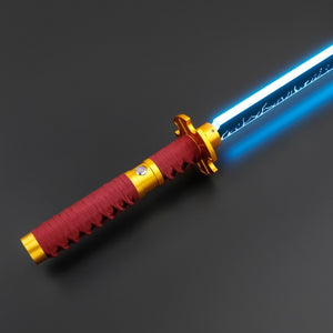 Katana With Manda Flat Blade