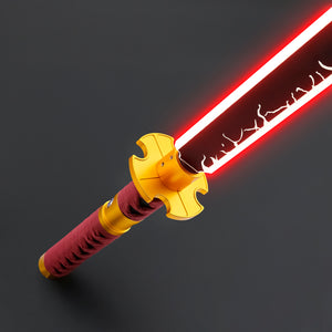 Katana With Manda Flat Blade