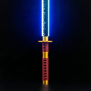 Katana With Manda Flat Blade