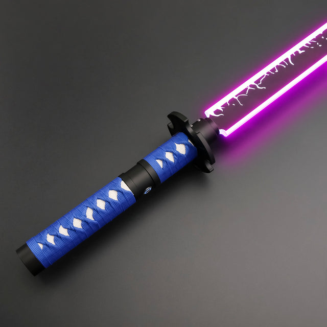 Katana With Manda Flat Blade