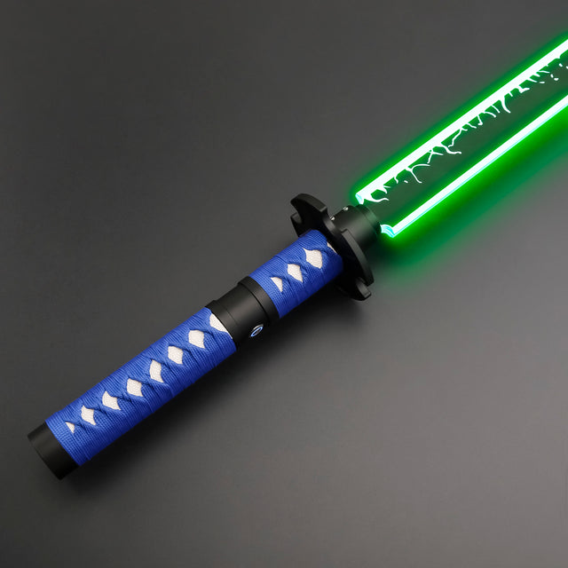 Katana With Manda Flat Blade