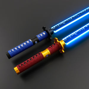 Katana With Manda Flat Blade