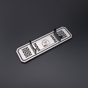 Display Stand With Nameplate